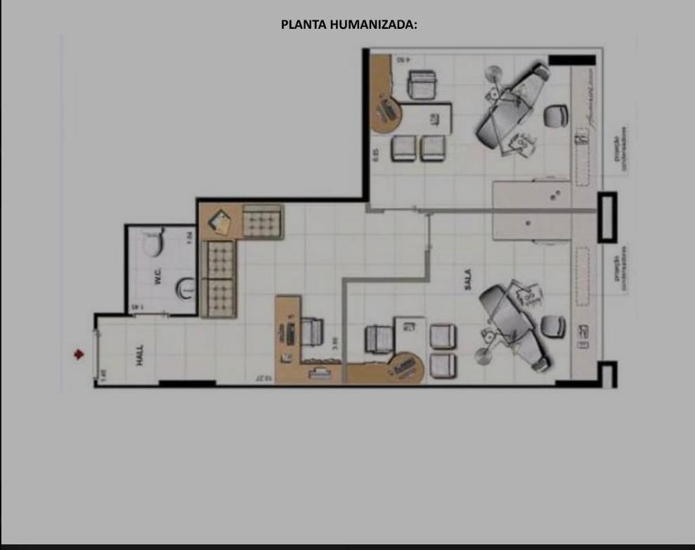 Sala-Conjunto, 54 m² - Foto 1